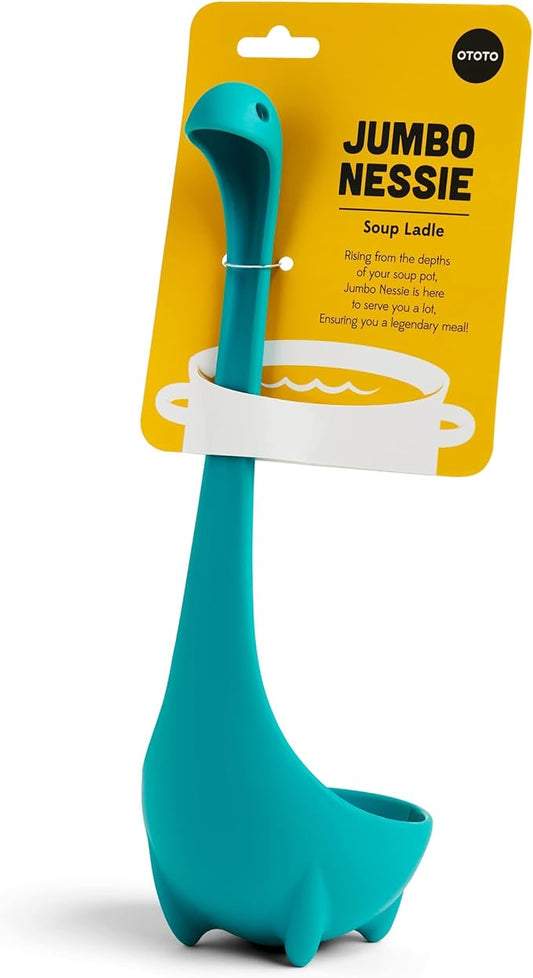 The Original Nessie Ladle by OTOTO - Soup Ladle, Cute Gifts, Funny Kitchen Gadgets, Loch Ness design, Cooking Gifts for Mom - Cute and Practical Kitchen Utensils - Unique Gifts for Women, Mothers Day