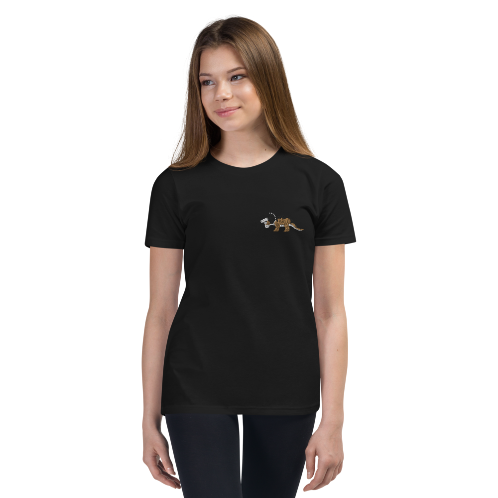 Triceratops Embroidered Youth T-Shirt