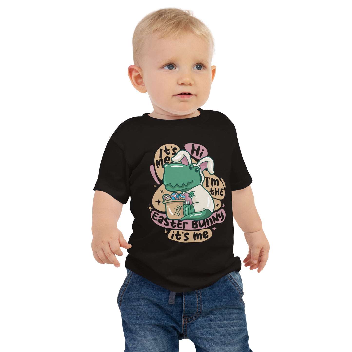 Dino Easter Bunny Baby T-Shirt