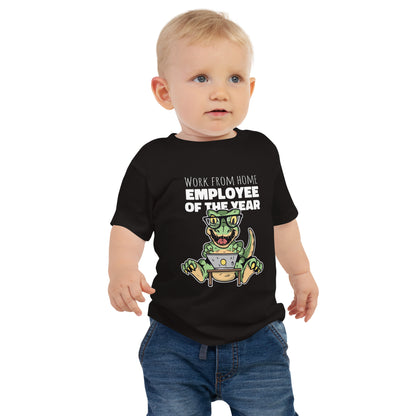 Work From Home Dino Baby T-Shirt