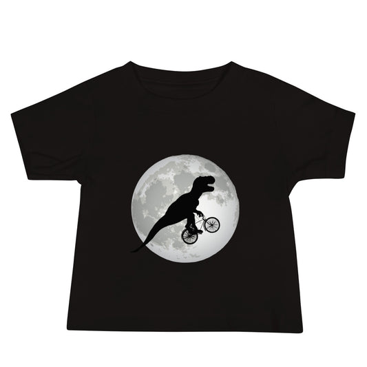 Flying on a bike Theropod Baby T-Shirt