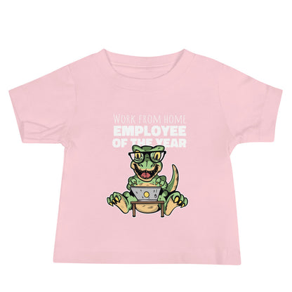 Work From Home Dino Baby T-Shirt