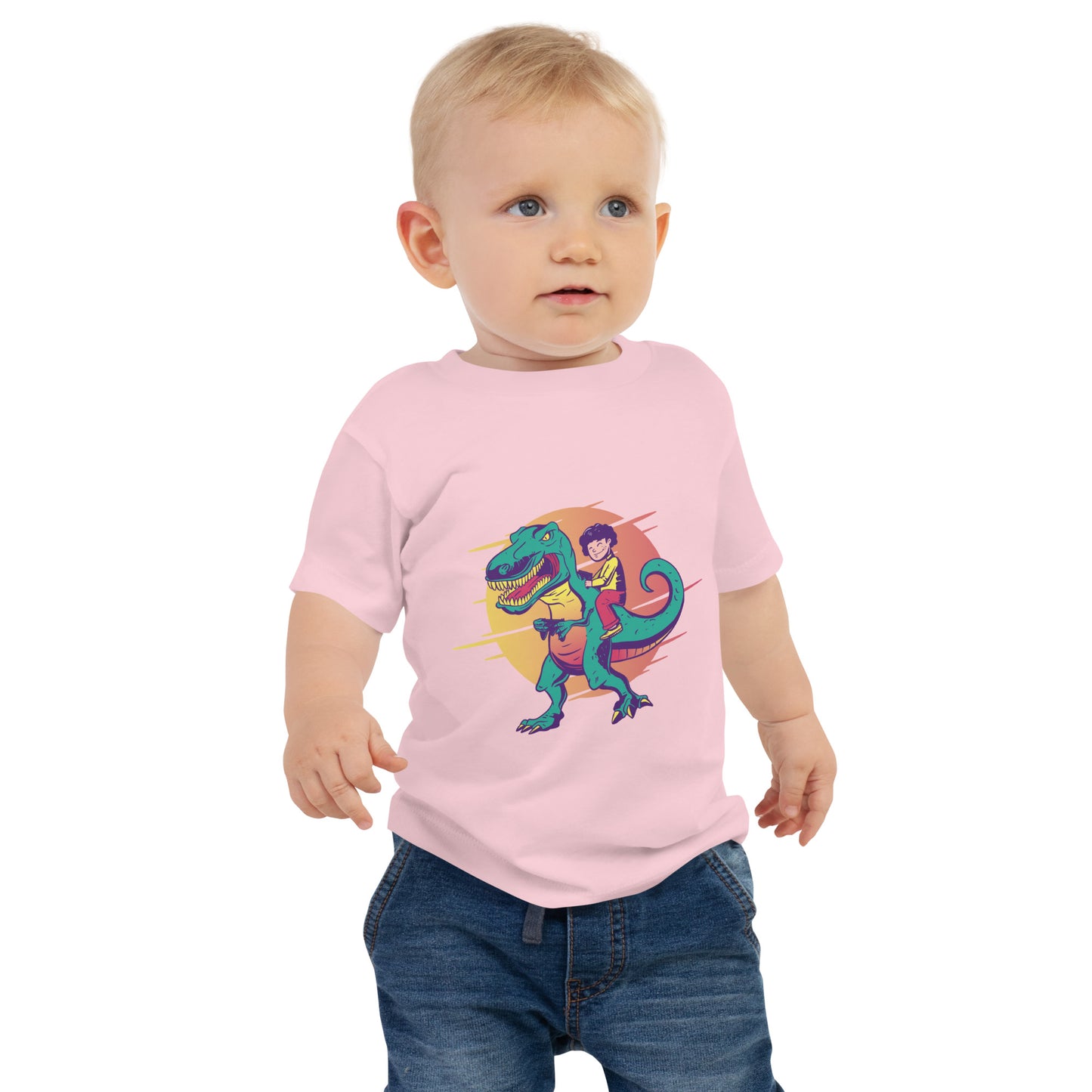 Gamer T-Rex Baby T-Shirt