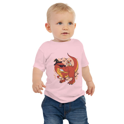 Dino Pug Halloween Baby T-Shirt