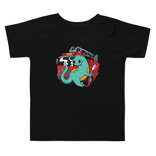 Firefighter Dino Toddler T-Shirt