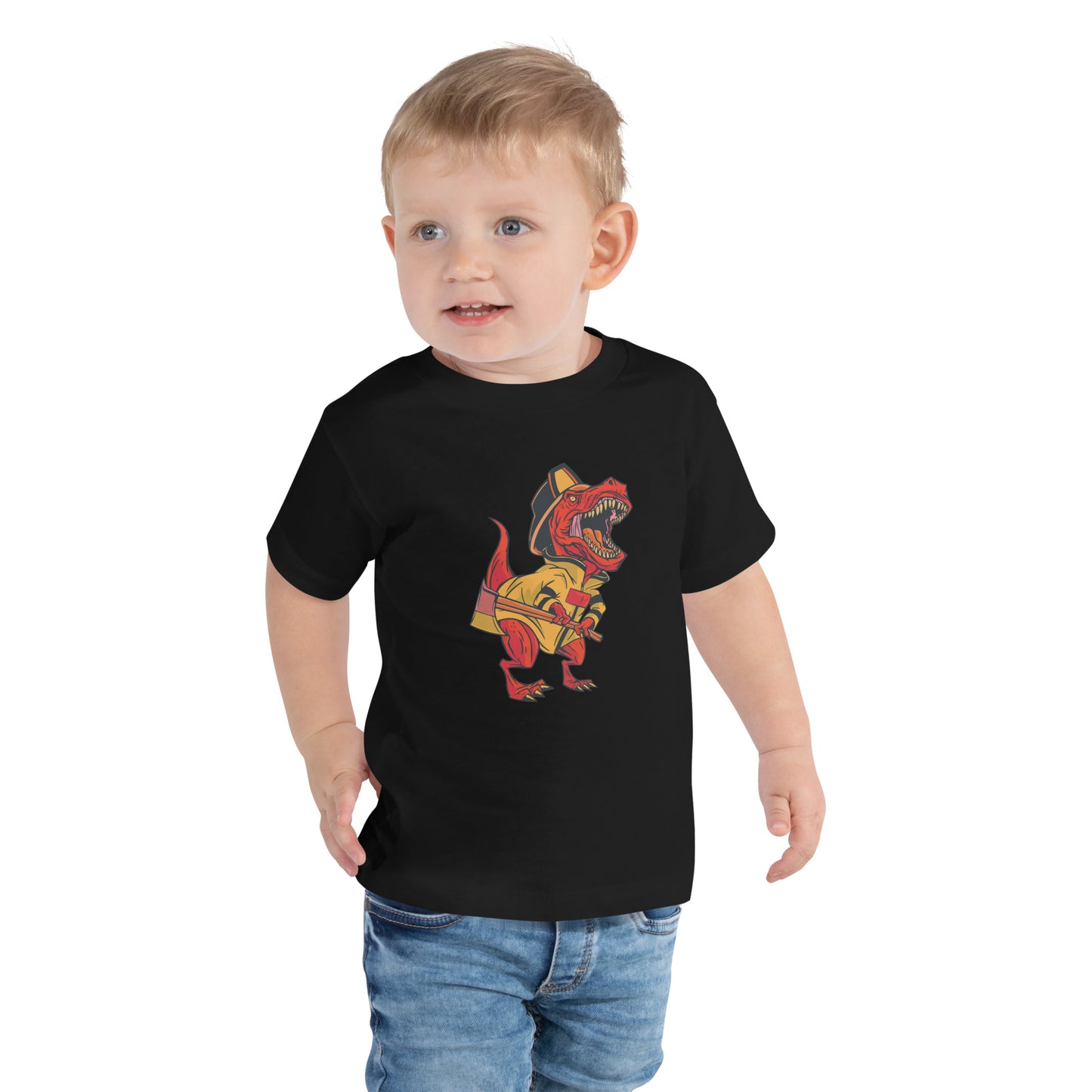 Firefighter with Axe Toddler T-Shirt