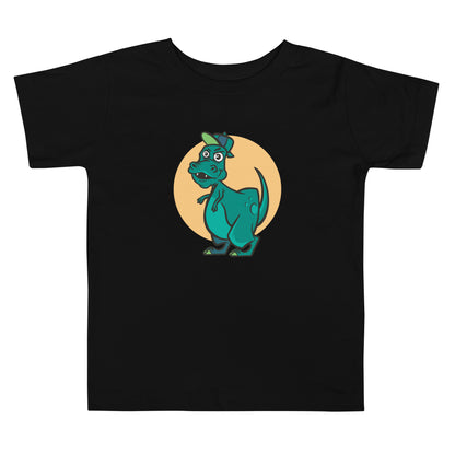 Green Cap Dino Toddler T-Shirt