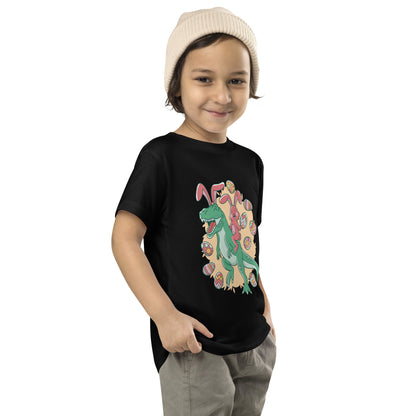 Easter Bunny Riding T-Rex Toddler T-Shirt