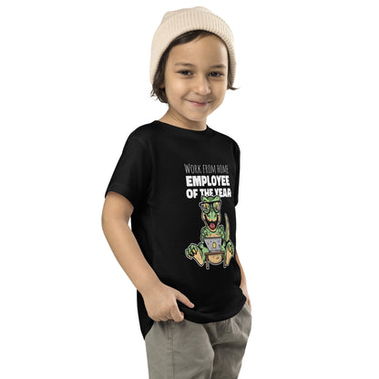 Work From Home Dino Toddler T-Shirt