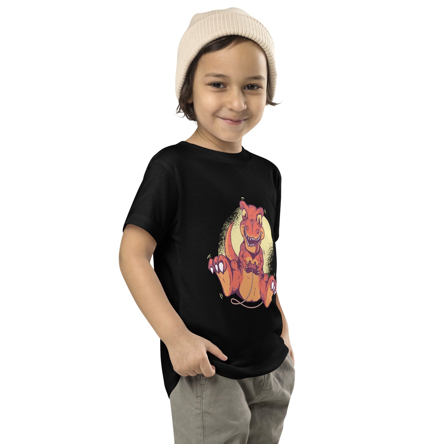 Gamer Dino Toddler T-Shirt