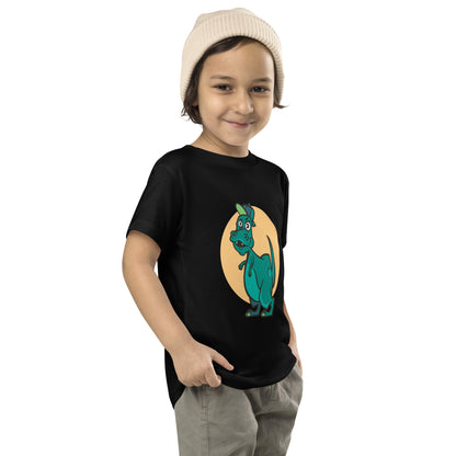 Green Cap Dino Toddler T-Shirt