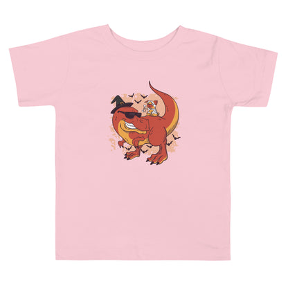 Dino Pug Halloween Toddler T-Shirt