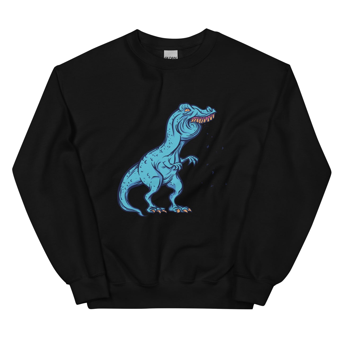 Old Time T-Rex Adult Sweatshirt