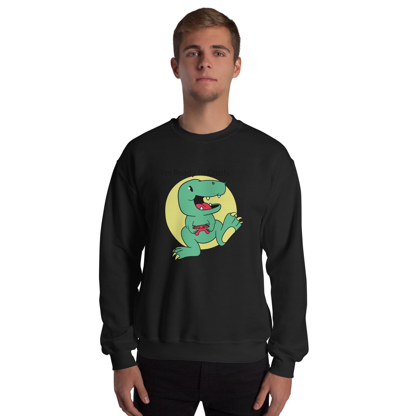 Dino Game Controller Adult Sweatshirt