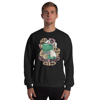 Dino Easter Bunny Adult Sweatshirt