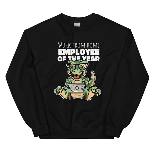 Work From Home Dino Adult Sweatshirt