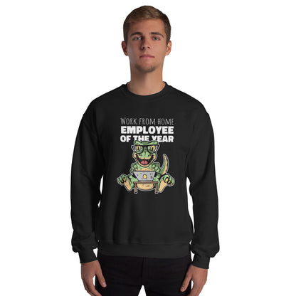 Work From Home Dino Adult Sweatshirt