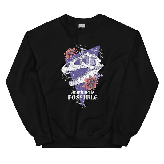 Anything is Fossible Adult Sweatshirt