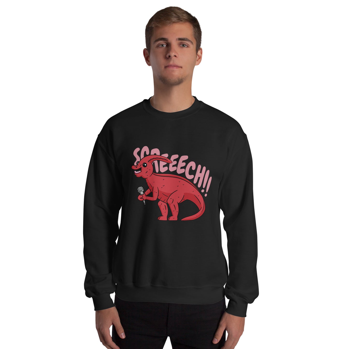 Singing Hadrosaur Adult Sweatshirt