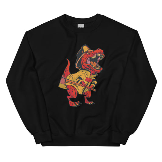 Firefighter with Axe Adult Sweatshirt