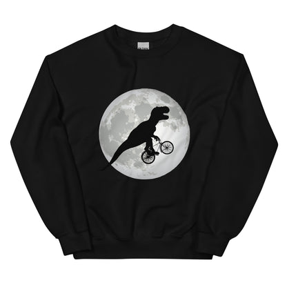 Flying on a bike Theropod Adult Sweatshirt