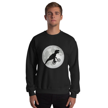 Flying on a bike Theropod Adult Sweatshirt