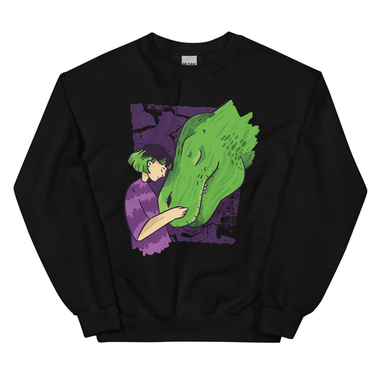 Dino Friend Adult Sweatshirt