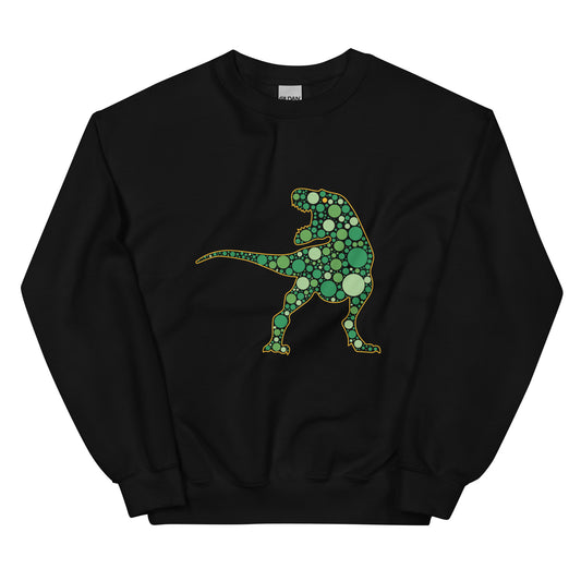 Green Dot Theropod Adult Sweatshirt