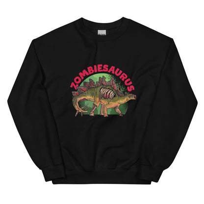 Zombiesaurus Stegosaurus Adult Sweatshirt