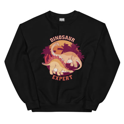 Dinosaur Expert Adult Sweatshirt