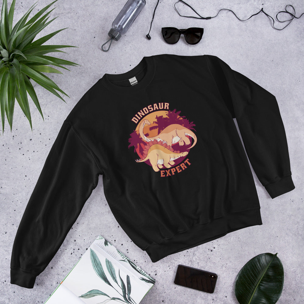 Dinosaur Expert Adult Sweatshirt