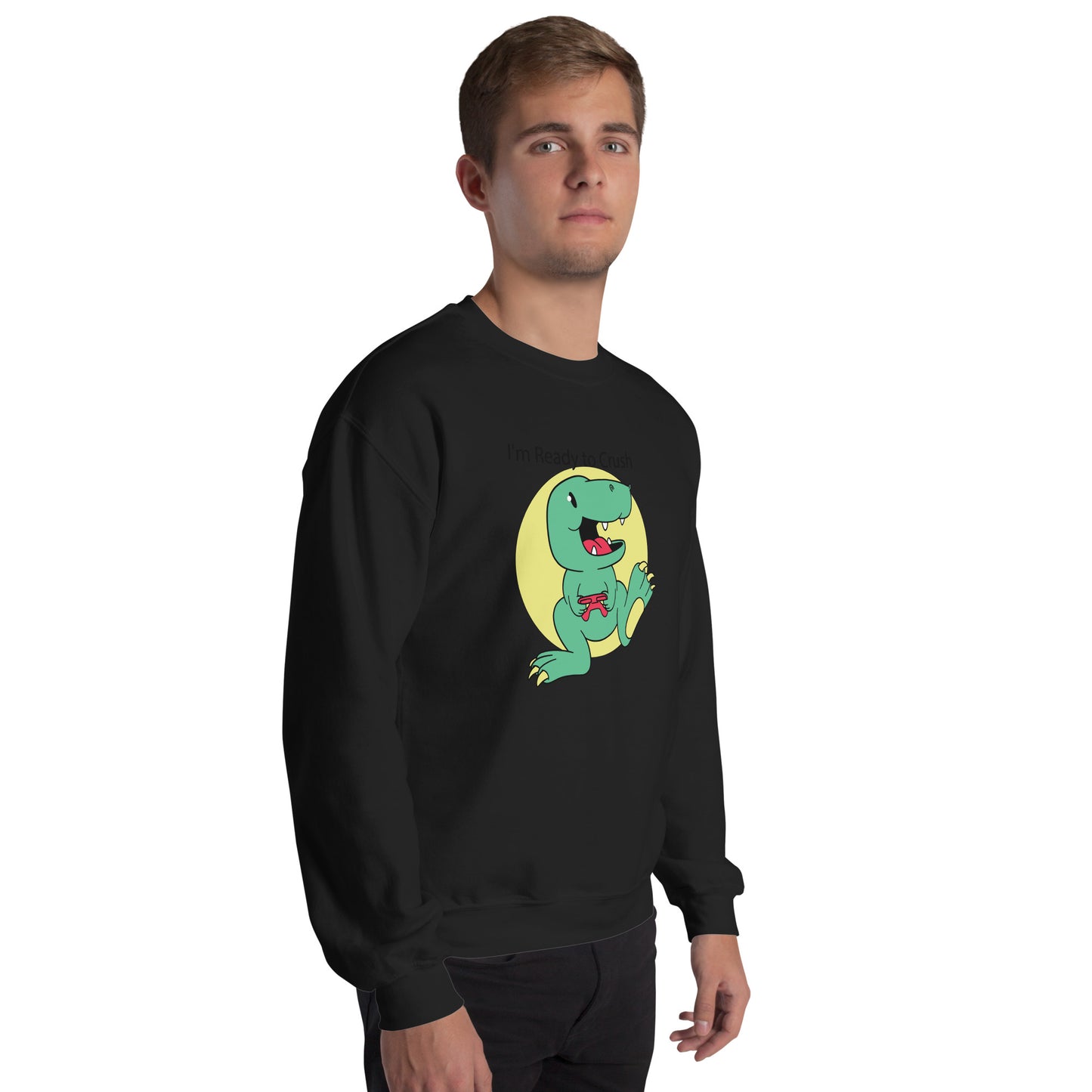 Dino Game Controller Adult Sweatshirt