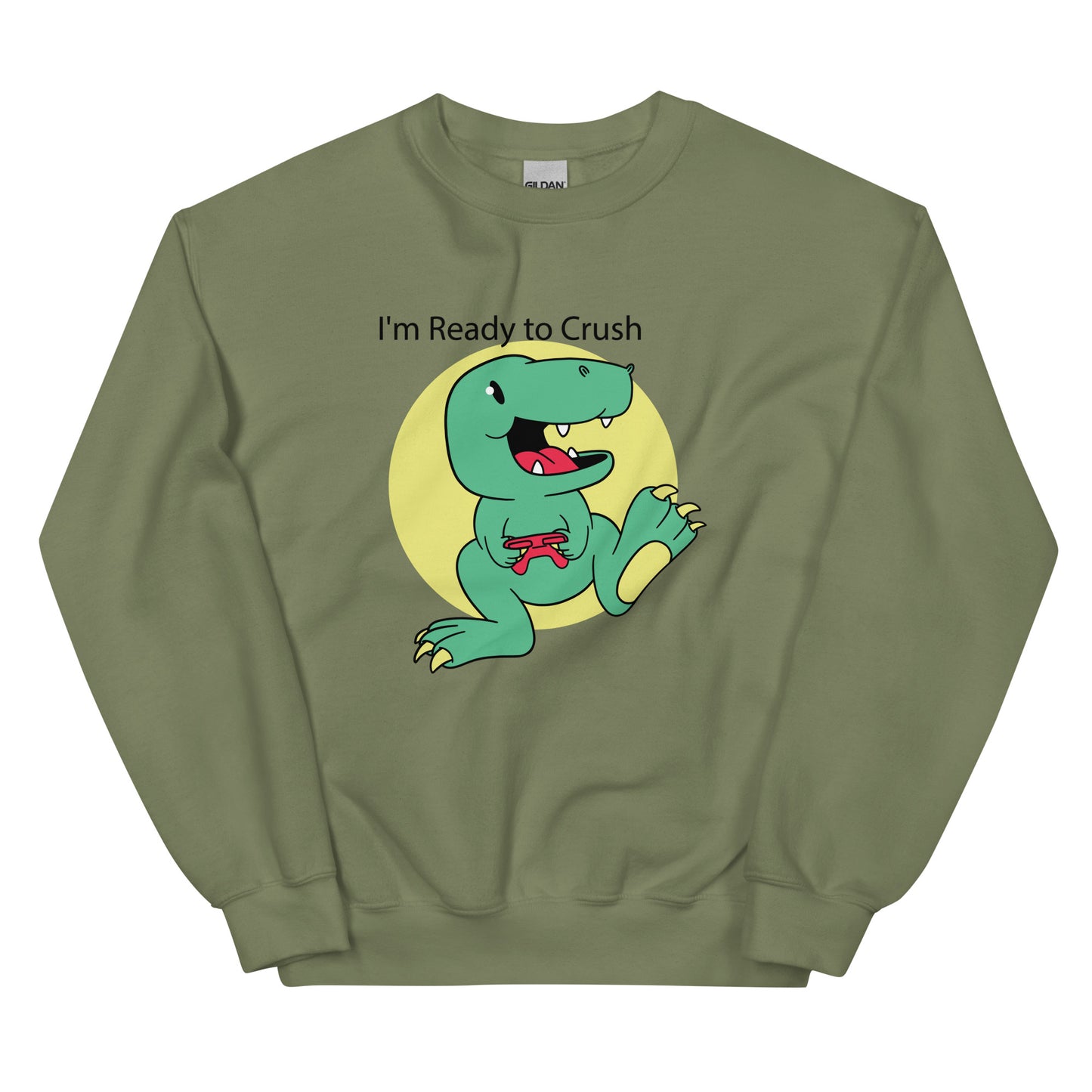 Dino Game Controller Adult Sweatshirt