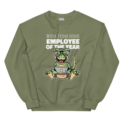 Work From Home Dino Adult Sweatshirt