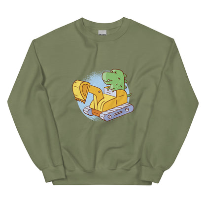 Excavator Adult Sweatshirt