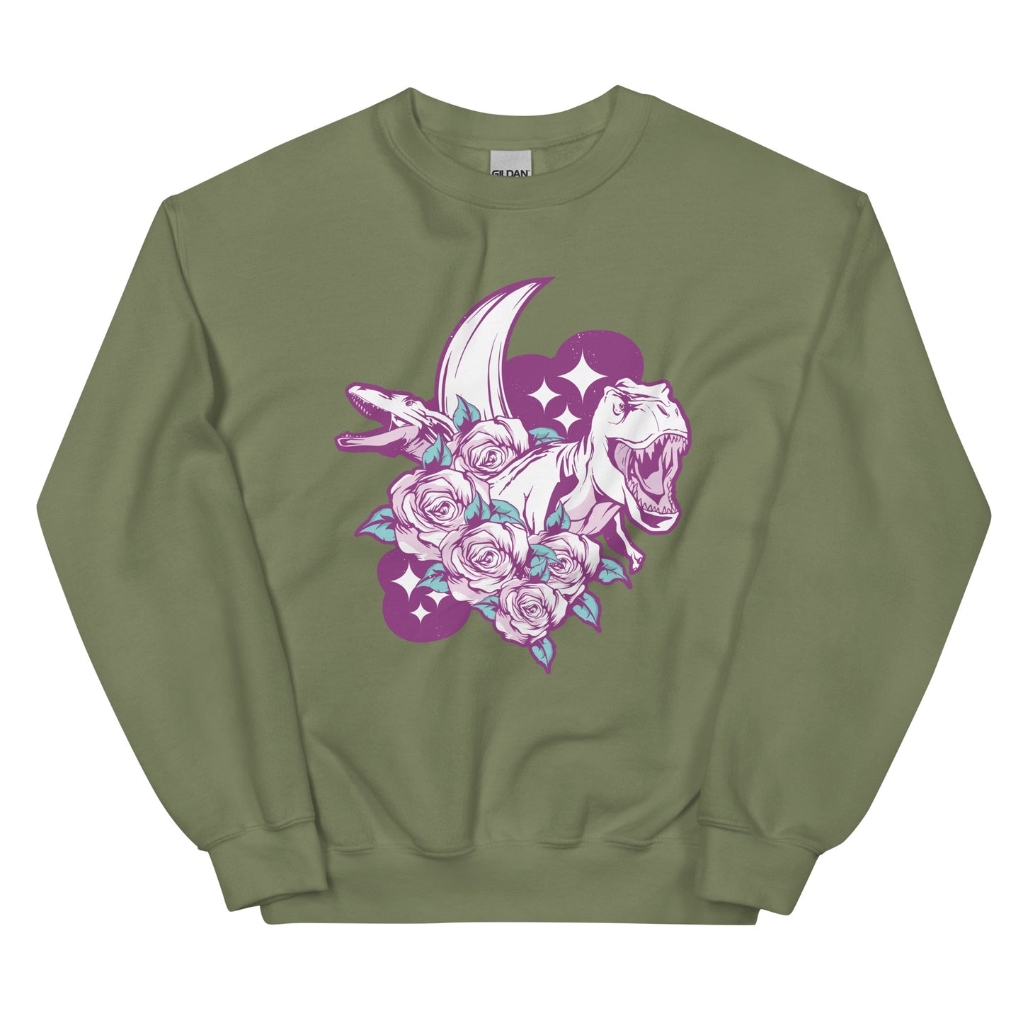 Flowering Theropods Adult Sweatshirt