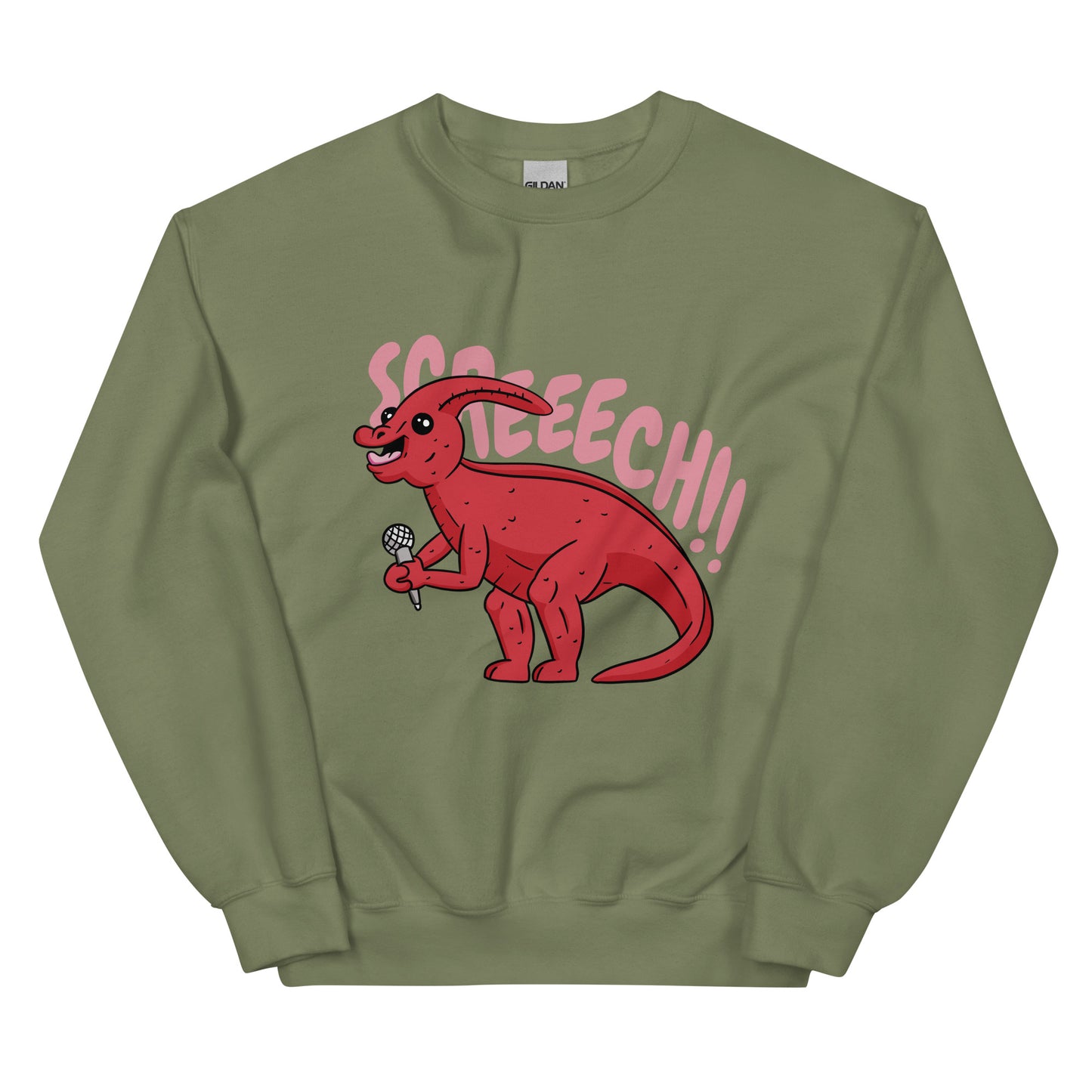 Singing Hadrosaur Adult Sweatshirt