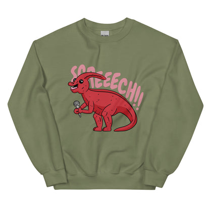 Singing Hadrosaur Adult Sweatshirt