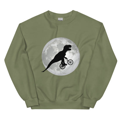 Flying on a bike Theropod Adult Sweatshirt