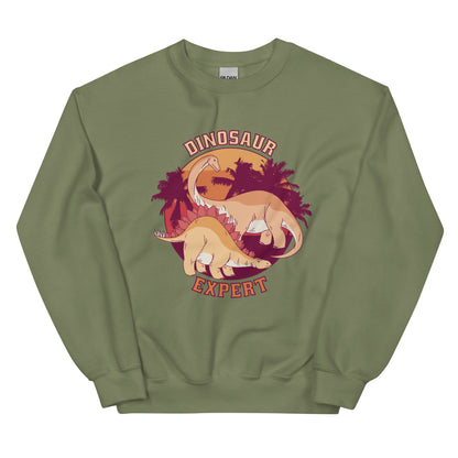 Dinosaur Expert Adult Sweatshirt