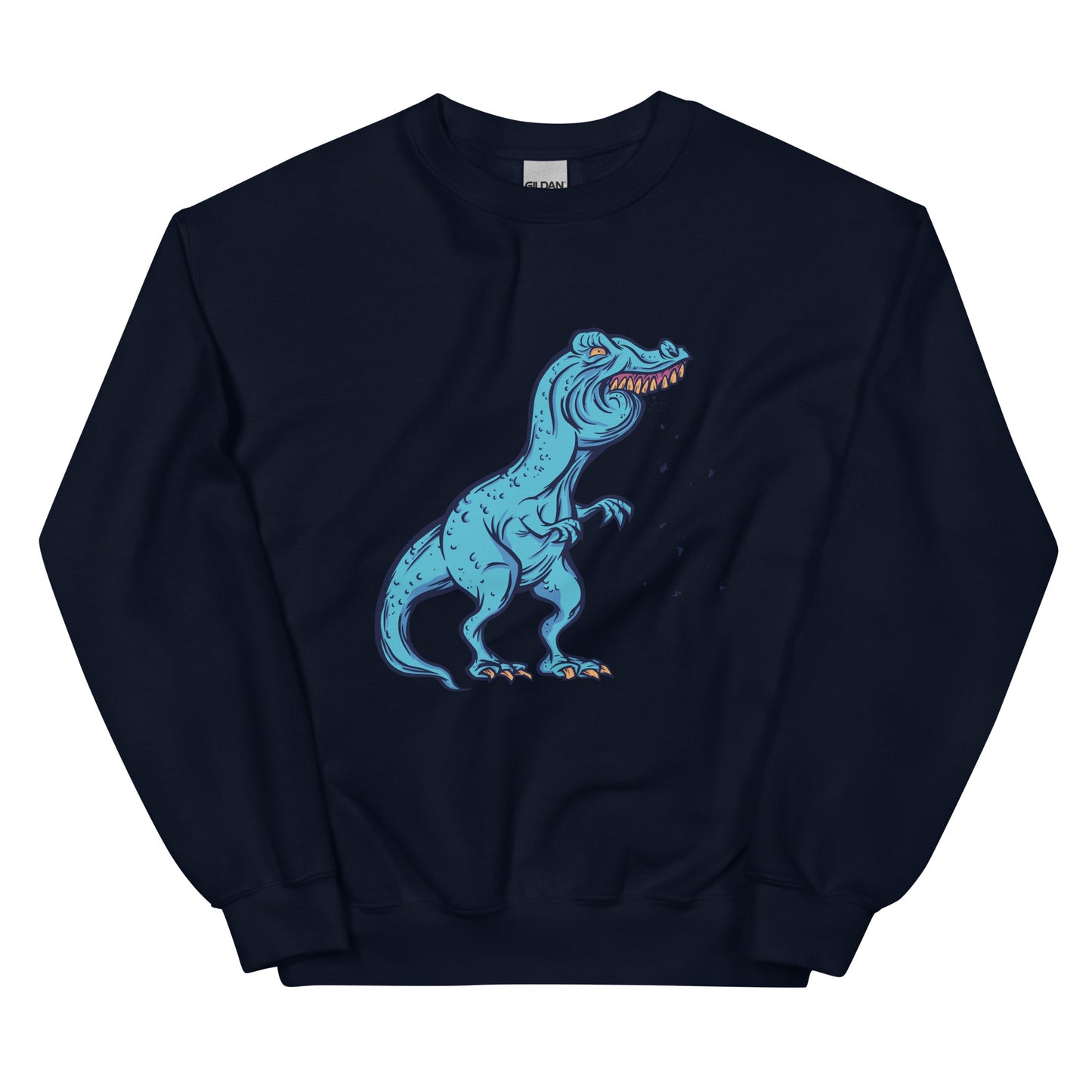 Old Time T-Rex Adult Sweatshirt