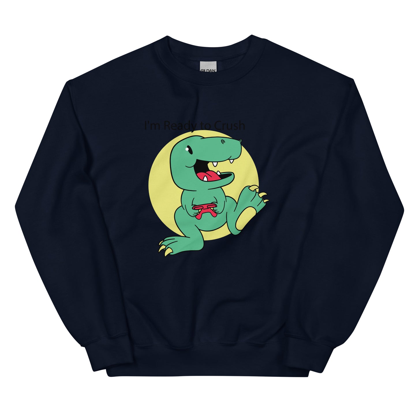 Dino Game Controller Adult Sweatshirt