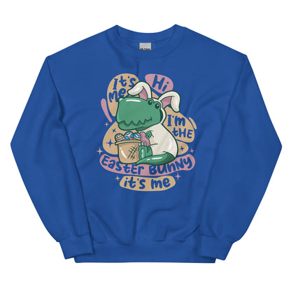 Dino Easter Bunny Adult Sweatshirt