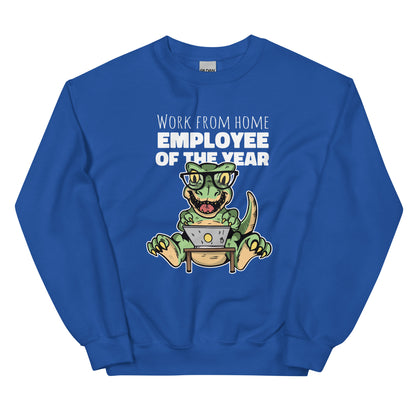 Work From Home Dino Adult Sweatshirt