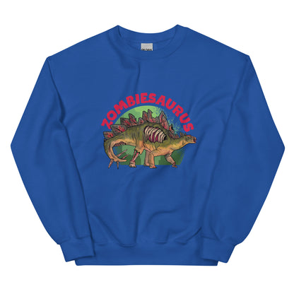 Zombiesaurus Stegosaurus Adult Sweatshirt