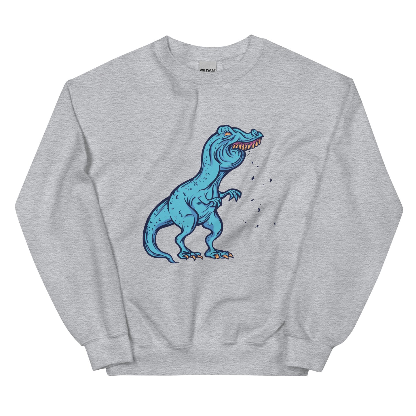 Old Time T-Rex Adult Sweatshirt