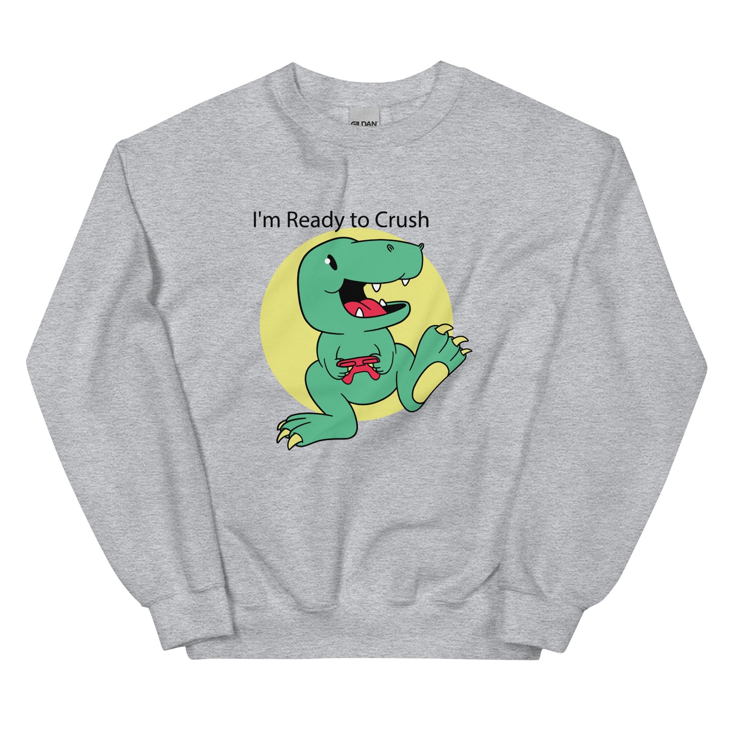 Dino Game Controller Adult Sweatshirt