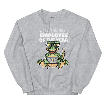 Work From Home Dino Adult Sweatshirt