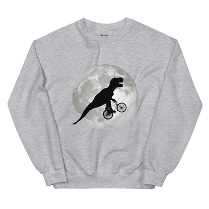 Flying on a bike Theropod Adult Sweatshirt