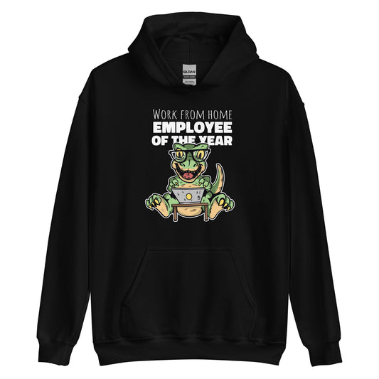 Work From Home Dino Adult Hoodie